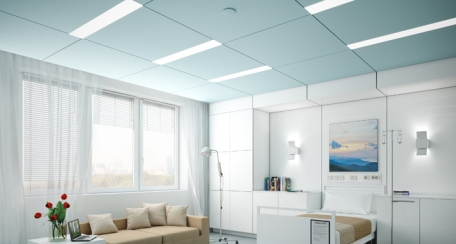 Techstyle Canvas: Plafones con una gran gama  de modelos y colores, así como acabados maderables. Además de tener una excelente absorción acústica, son resistentes y durables.